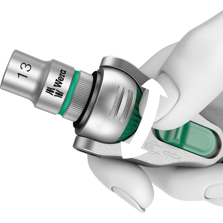 WERA 8100 SC 6 Zyklop Speed ​​Rattels Set, 1 2 Drive