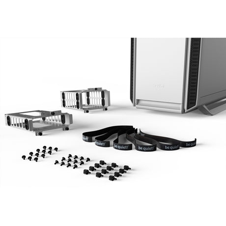 Soyez silencieux! boîtier tour midi Silent base 802 (blanc | 2x USB-A | 1x USB-C)