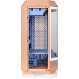Thermaltake the tower 300 - peach fuzz mini tower behuizing (perzik | 3x usb-a | tempered glass)