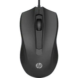 Souris Hp 100 (noire, 1600 dpi)