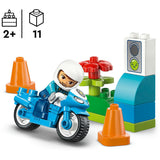 Lego Duplo 10471 moto de police bleue