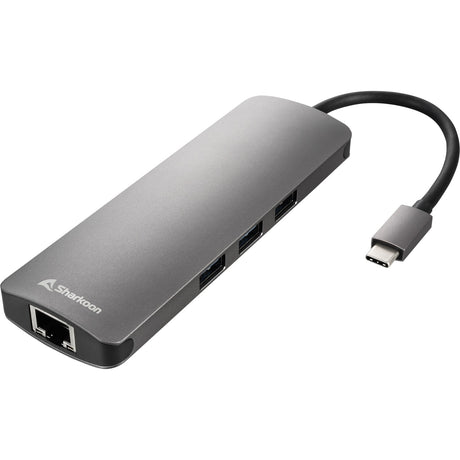 Station d'accueil pour adaptateur combiné Sharkoon USB 3.0 Type C (gris foncé)