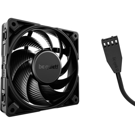 Soyez silencieux! Ventilateur de boîtier Silent Wings Pro 4 PWM (noir, 120 x 120 x 25 mm)
