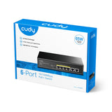 Commutateur Poe+ Cudy 6 ports 10 100 m
