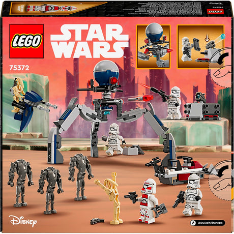 Pack de combat Lego Star Wars Clone Trooper™ Battle Droid™ - 75372