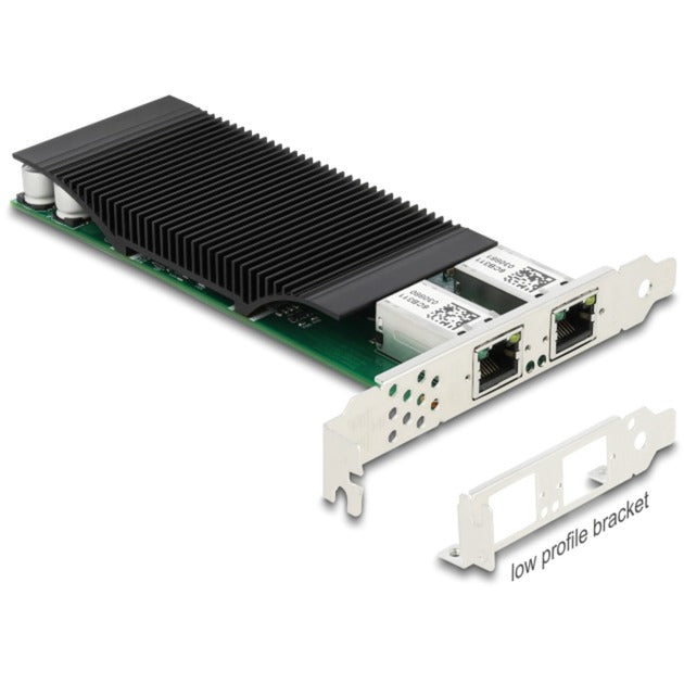 Carte Dellock PCI Express X4 à 2 x RJ45 Gigabit Lan Poe + I.