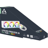 Refroidissement par eau Arctic Liquid Freezer III Pro 420 A-RGB (blanc, connecteur de ventilateur PWM à 4 broches)