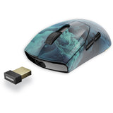 Souris de jeu Sharkoon sgm25w (bleu turquoise, 12 000 dpi, LED RVB)