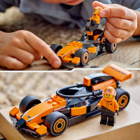 Lego city 60442 pilote de F1 avec voiture de course McLaren