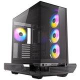 Boîtier tour midi Antec c7 argb (noir | 2x USB-A | 1x USB-C | verre trempé)