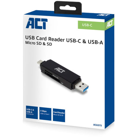 Lecteur de carte Act ac6375 noir