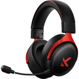 Casque de jeu supra-auriculaire sans fil Mchose v9 pro (noir rouge, ordinateur portable, smartphone, commutateur Playstation, Bluetooth filaire 2,4 g type-c)