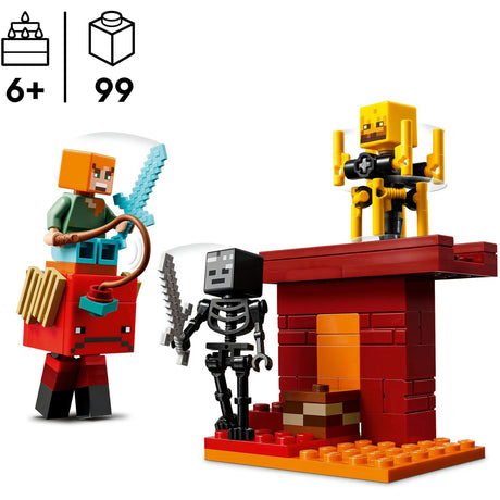 Lego minecraft 21266 la bataille de lave dans le Nether