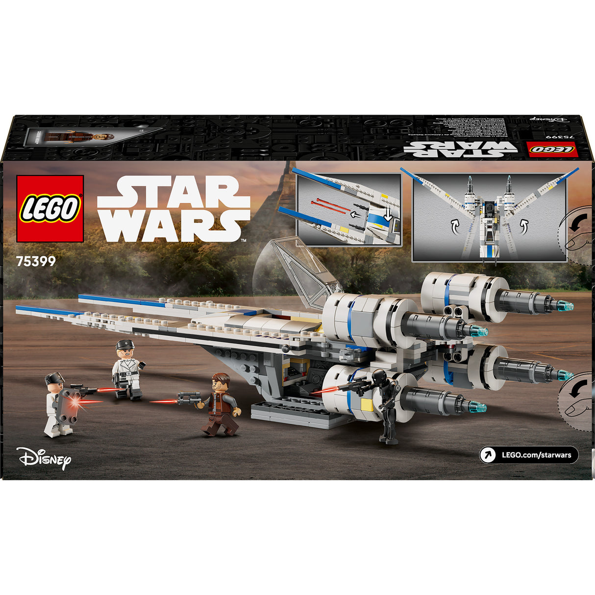 Lego ® star wars : andor™ rebelle u-wing starfighter™ - 75399