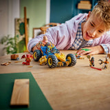 Lego Ninjago - jouet de construction de voiture transformable de Jay (71856)