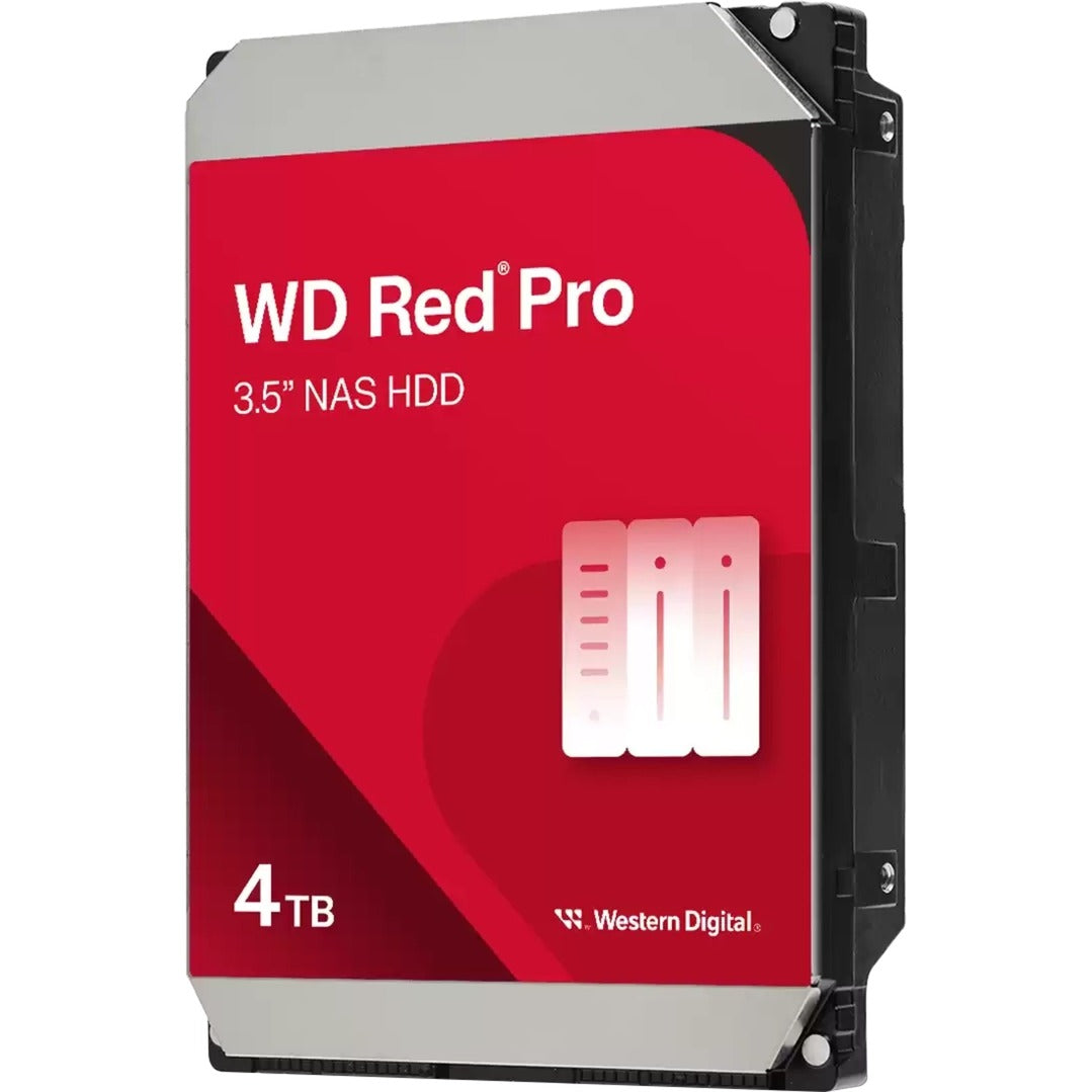Disque dur Western Digital WD4005FFBX Red Pro, 4 To, 3,5, 7 200 tr/min, Serial ATA III, 256 Mo, 220 MIB, CMR