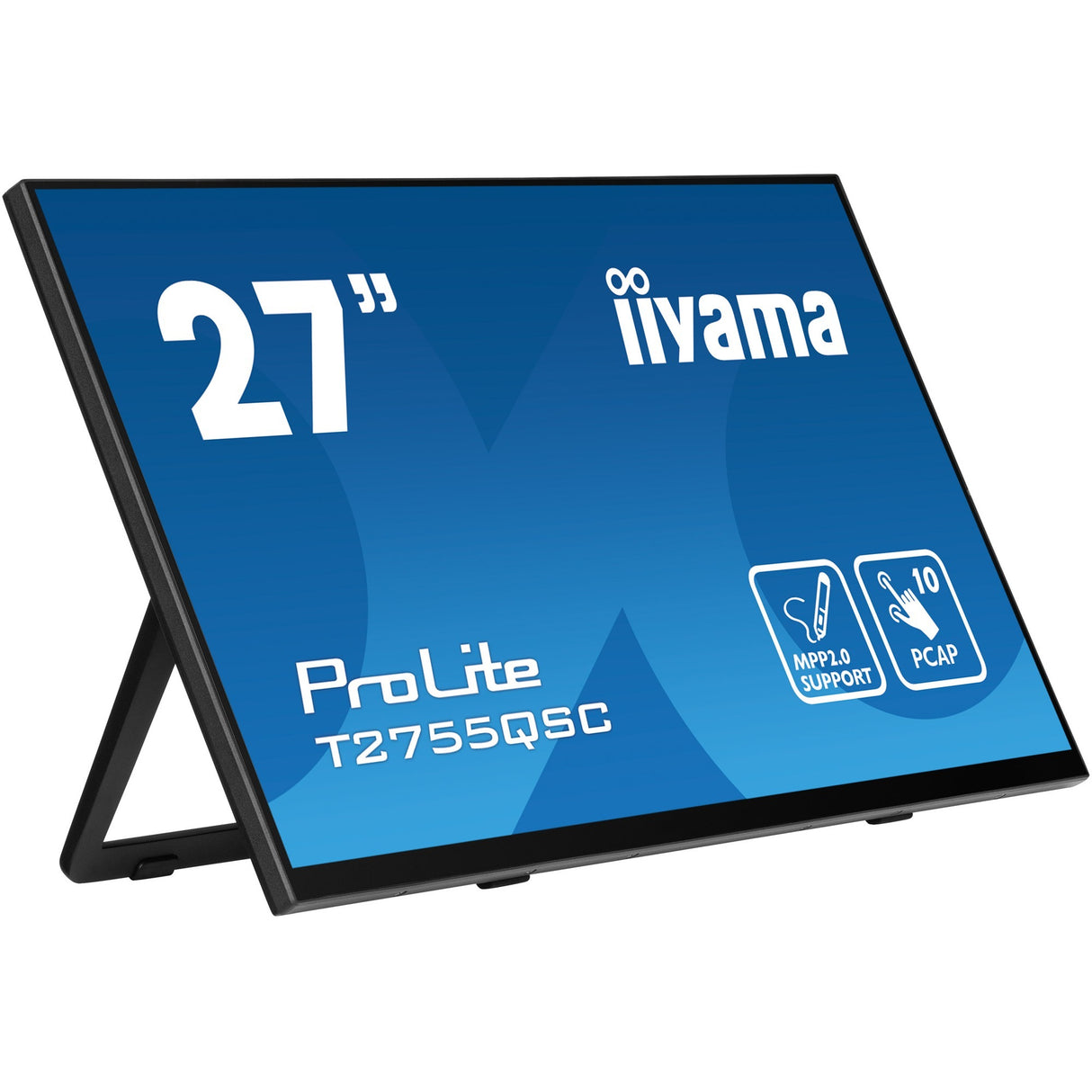 Moniteur à écran tactile Iiyama Prolite T2755QSC-B1 27 (noir, HDMI, port d'affichage, 2x USB-A, USB-B)