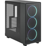 Fractal design epoch xl tg rgb midi tower behuizing (zwart | 2x usb-a | 1x usb-c | rgb | tempered glass)