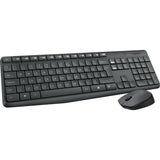 Logitech mk235 ensemble de bureau sans fil (noir, disposition américaine-internationale (qwerty))