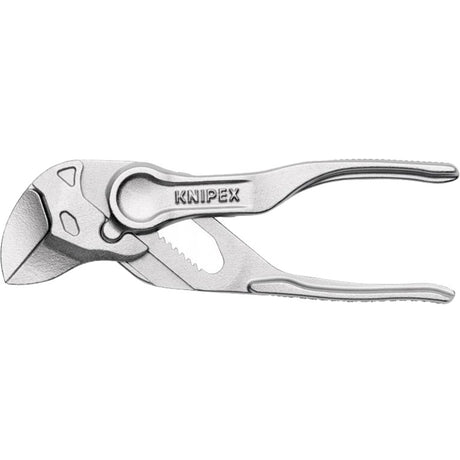 Pince à clé Knipex | longueur 100 mm envergure 21 mm | surface rugueuse imprimée chromée | 1 pièce - 86 04 100 - 86 04 100