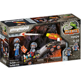 Playmobil Dino Rise - Jouets de construction de kart-fusée de mine de dinosaure (70929)
