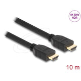 Delock câble HDMI haute vitesse 48 Gbps 8K 60 Hz, câble de 10 mètres (noir)