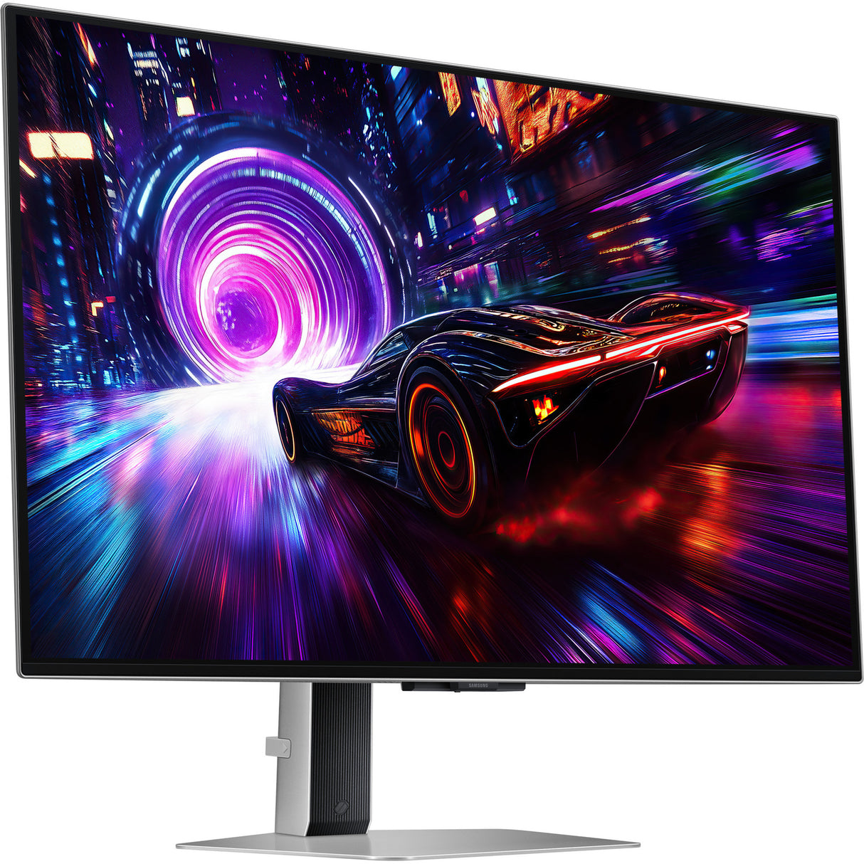 Moniteur de jeu Samsung Odyssey OLED G8 G81SF 32 4K UHD (argent, 2x HDMI, DisplayPort, 2x USB-A, USB-B, 240 Hz)