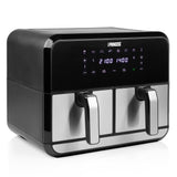 Friteuse à air chaud Princess double panier Aerofryer (noir, 2x 4 litres)