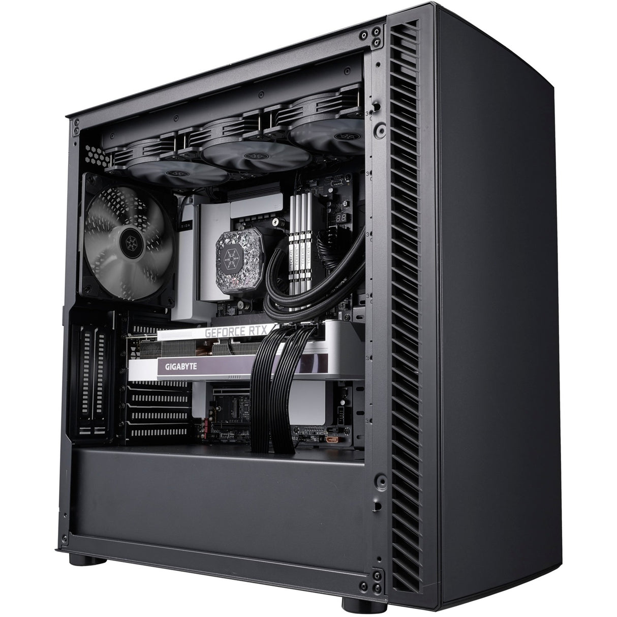 Boîtier tour midi Silverstone seta q1 (noir | 2x USB-A | 1x USB-C)