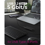Icy box ib-dk4062-cpd 12-in-1 dockingstation (aluminium)