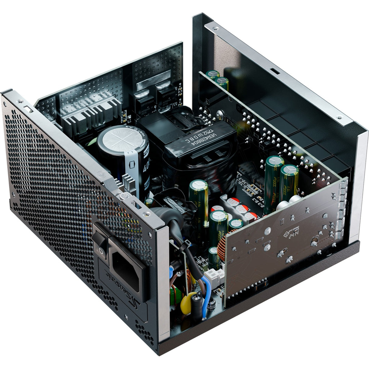 Alimentation modulaire Seasonic core gx-650-v2 de 650 watts (noir, 1x 12v-2x6, 2x pcie)