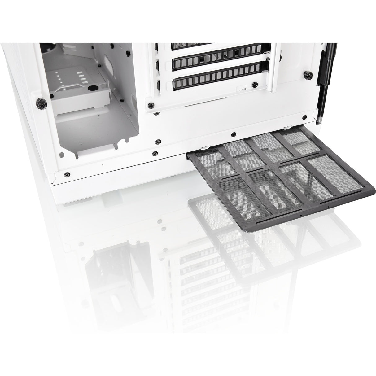Boîtier tour midi Thermaltake view 51 tg snow argb edition (blanc | 4x USB-A | 1x USB-C | RVB | fenêtre)