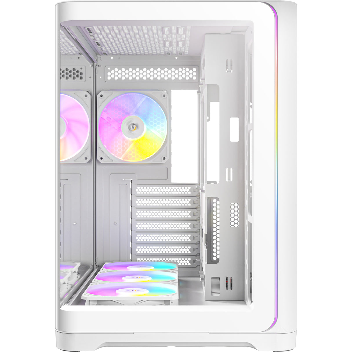 Boîtier tour midi Antec C5 Curve ARGB (blanc | 2x USB-A | 1x USB-C | verre trempé)
