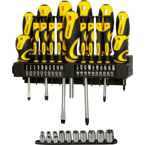 Jeu d'outils de jeu de tournevis Stanley 47 pièces (embouts et tournevis)