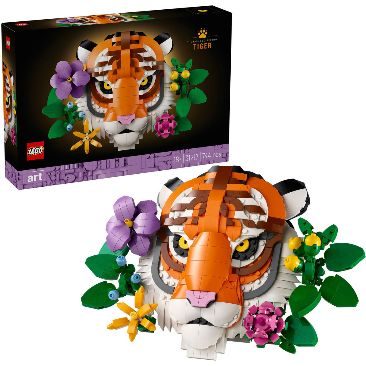 Lego art 31217 la collection de la faune du tigre