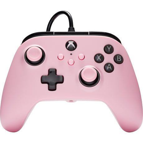 Manette filaire Powera pour Xbox Series X|s (rose, Xbox Series X|s, Xbox One, PC)