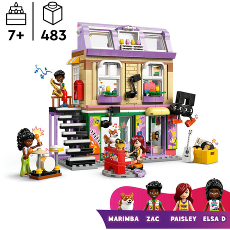 LEGO Friends 42653 magasin de musique et appartement