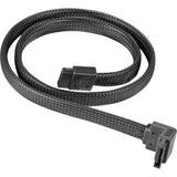 Câble Silverstone SATA III 50 cm (noir, 6 Go, connecteur 90º, CP08)