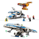 Lego Star Wars - Jouet de construction New Republic e-wing contre le Starfighter de Shin Hati (75364)