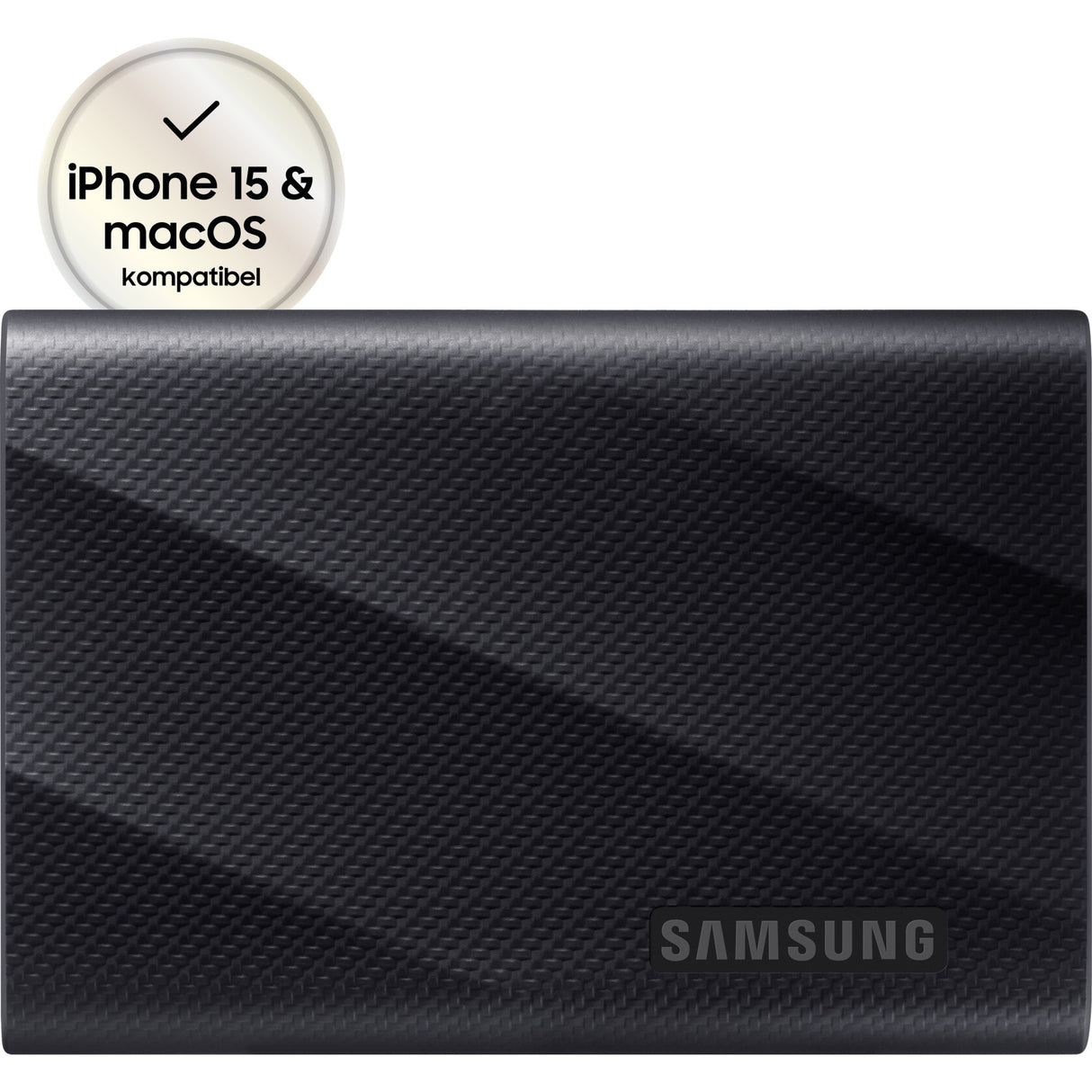 Samsung mu-pg2t0b eu SSD portable, 2 to, USB Type-C, 3.2 Gen 2, 2000 mo s, noir