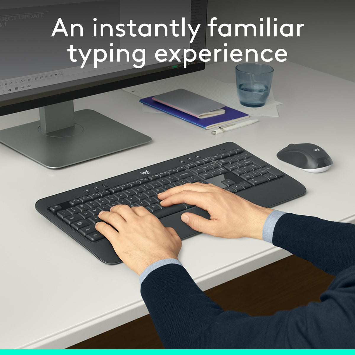 Ensemble clavier et souris sans fil Logitech mk540 qwerty