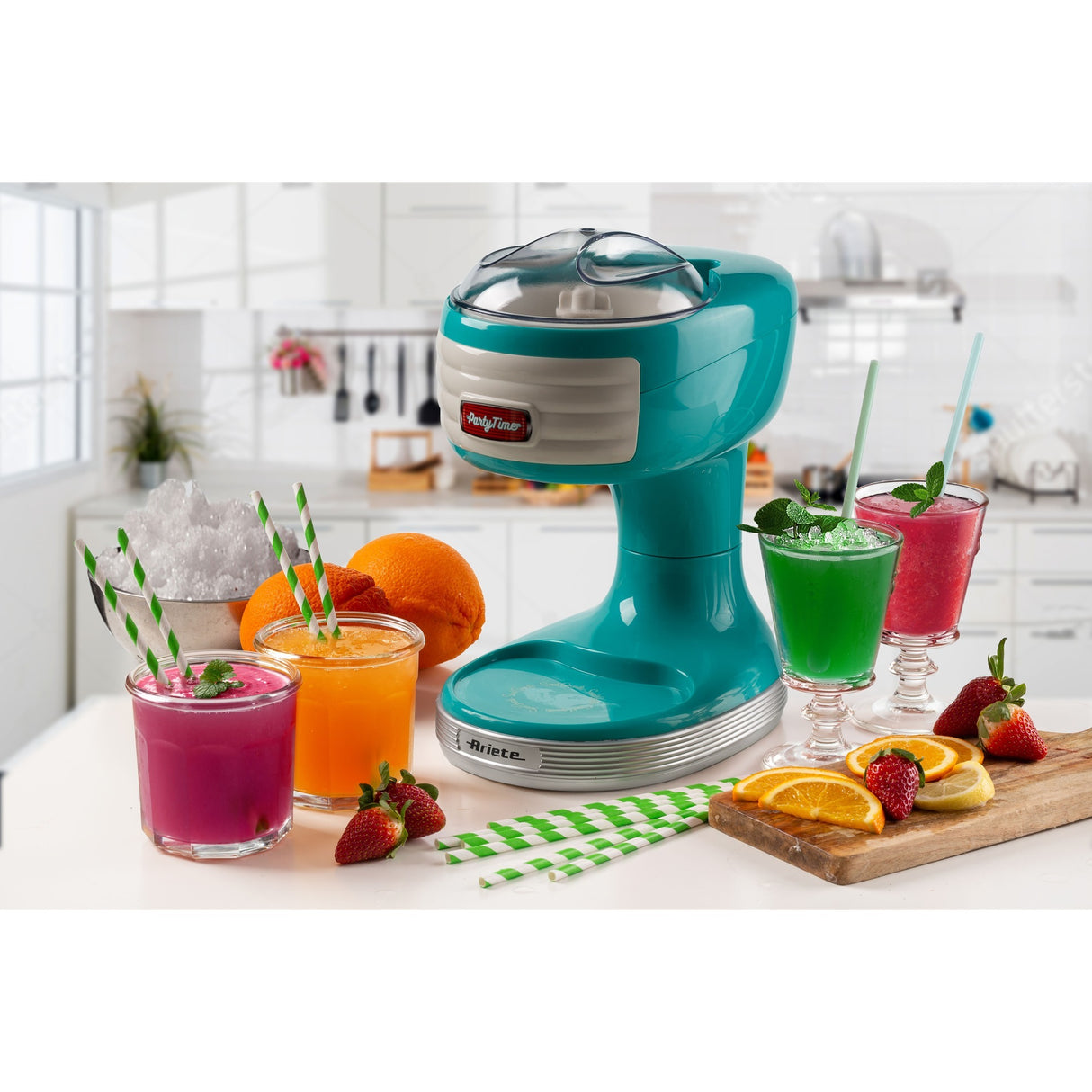 Machine à glace pilée Ariete party time 0076 01 machine à glace (bleu clair)