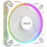 Asus prime mr120 argb reverse fan - triple pack ventilateurs de boîtier (blanc, 3 pièces, 120 x 120 x 28 mm, 3 pièces)