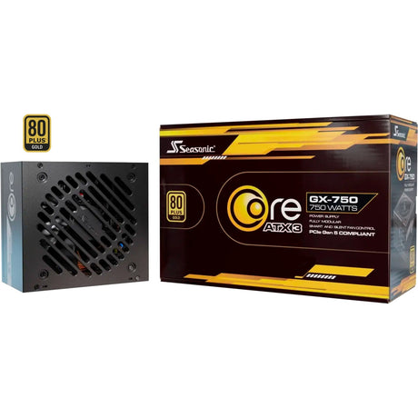 Alimentation modulaire Seasonic core gx-750-v2 atx3.1 de 750 watts (noir, 1x 12v-2x6, 2x pcie)