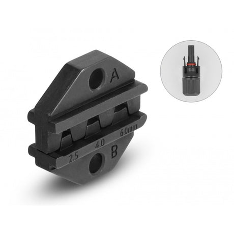 Delock outil de sertissage pour fiche dl4 2,5 - 6 mm² pince à sertir (jaune noir)