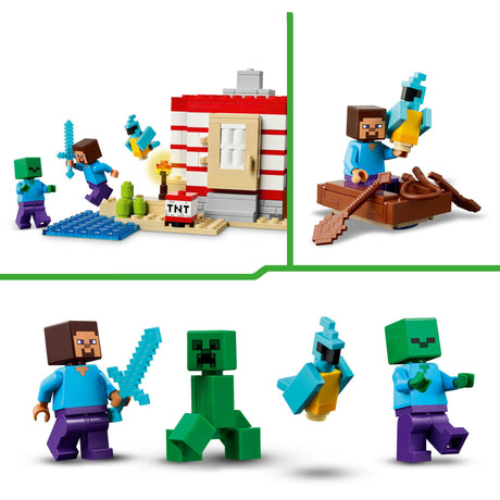 Lego ® Minecraft® La maison de la jungle TNT, ensemble de jeu vidéo - 21275