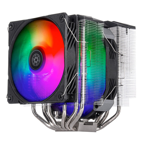 Silverstone SST-HYD140-ARGB Refroidisseur de processeur (connecteur de ventilateur PWM 4 broches, ARGB 4-1 broches (LED 5 V))