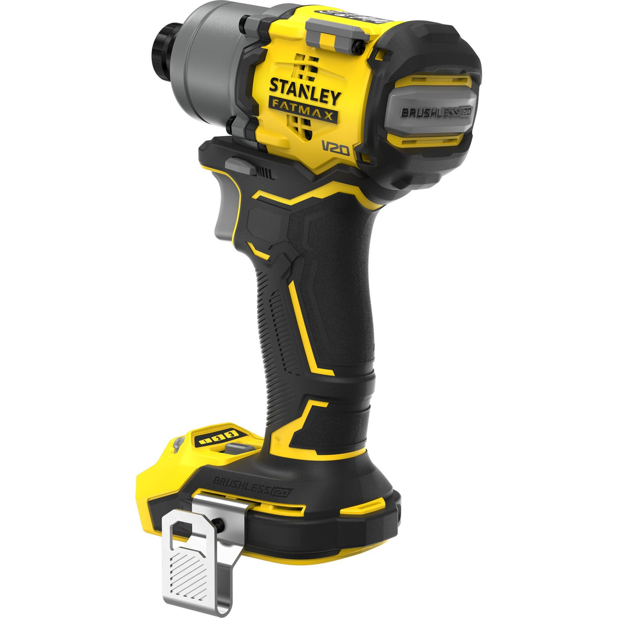 Tournevis à percussion sans balais Stanley fatmax v20 18v (jaune noir, batterie et chargeur non inclus)