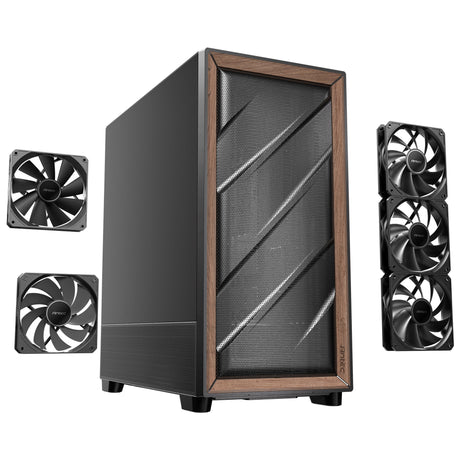 Boîtier tour midi Antec flux se (noir | 2x USB-A | 1x USB-C)