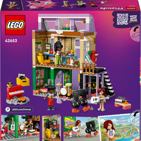 LEGO Friends 42653 magasin de musique et appartement